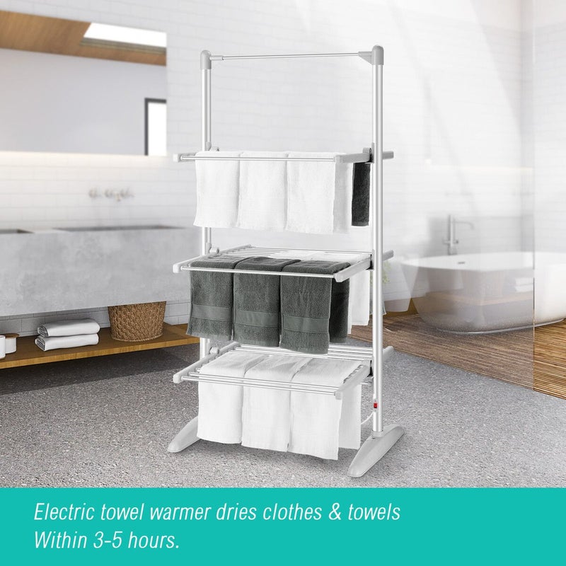 Electric Heated Towel and Clothes Dryer