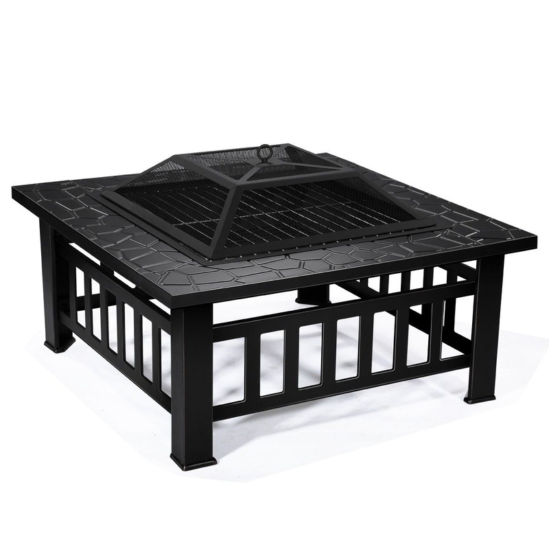 Buy Outdoor 32 Inch Outdoor BBQ Grill Fire Pit Patio Garden Camping ...