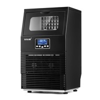 Maxkon Ice Maker Auto Cleaning With LCD Display Home and Commercial Ice Cube Maker Machine