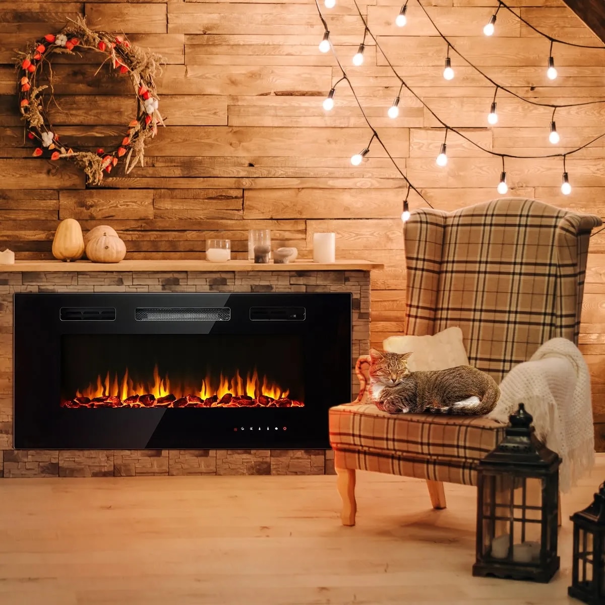 Electric Fireplace Gas Heater Kogan Maxkon Electric Fireplace