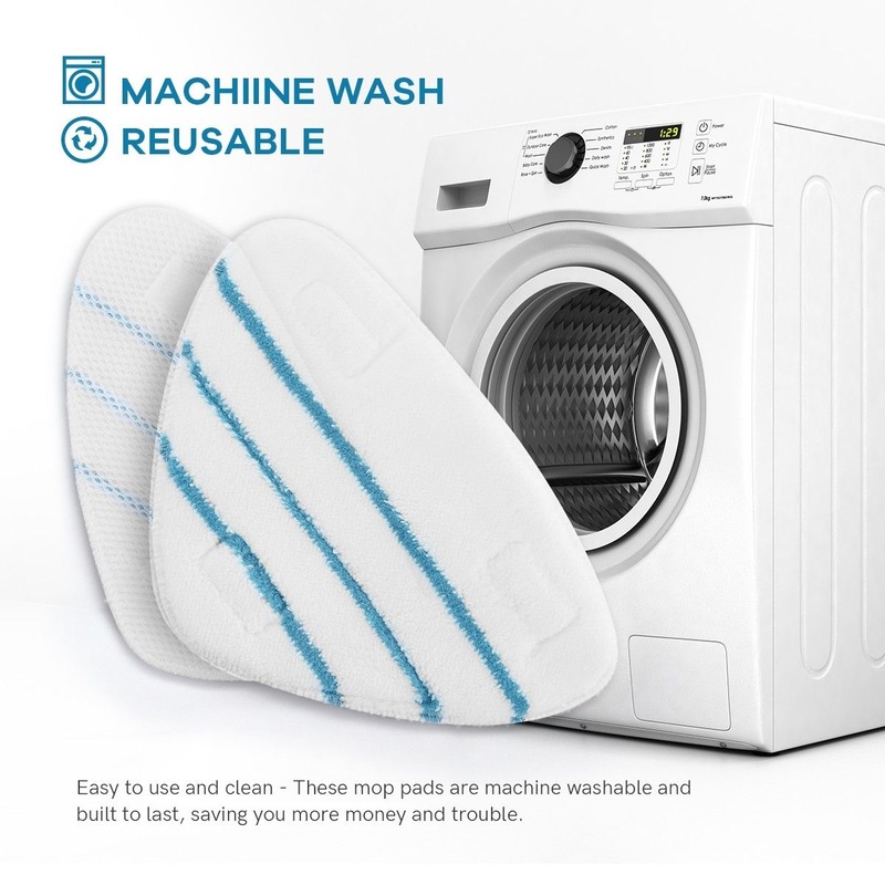 Buy Maxkon 5 Pack Replacement Washable Microfiber Steam Mop Pads for 13