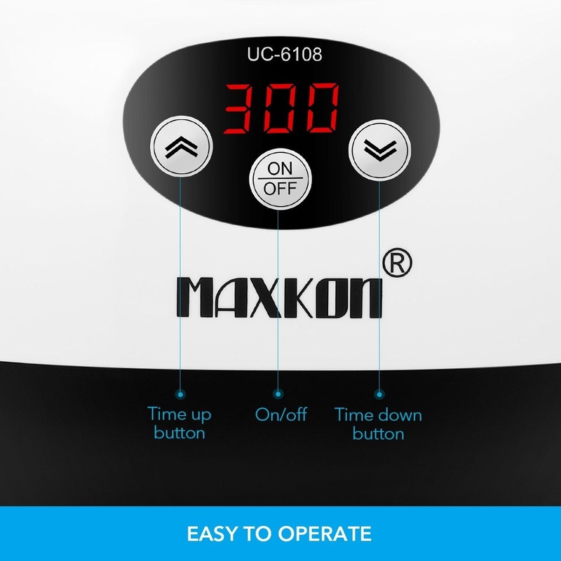 Buy MAXKON 600ml Ultrasonic Cleaner Rings Watches Dentures Glasses