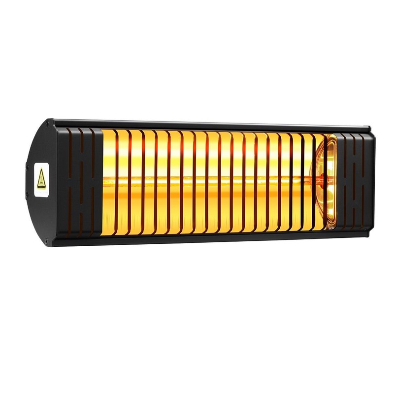 Buy Maxkon Electric Infrared Heater 2000W Outdoor Patio Halogen Heater Freestanding Wall Mount