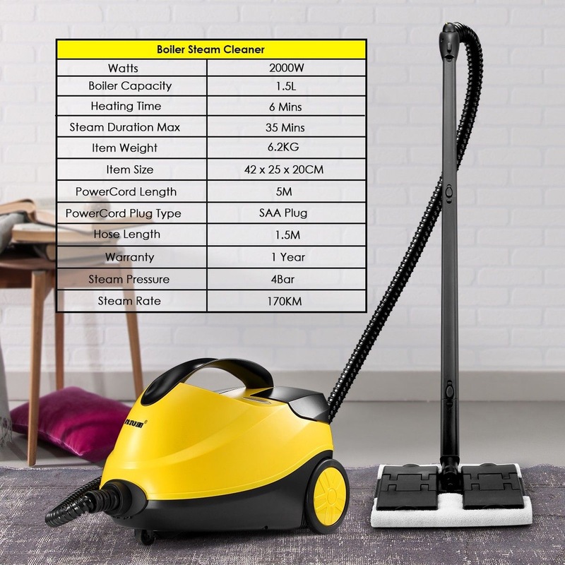 Buy Maxkon 2000W Powerful Multi Function Steam Cleaner Mop MyDeal