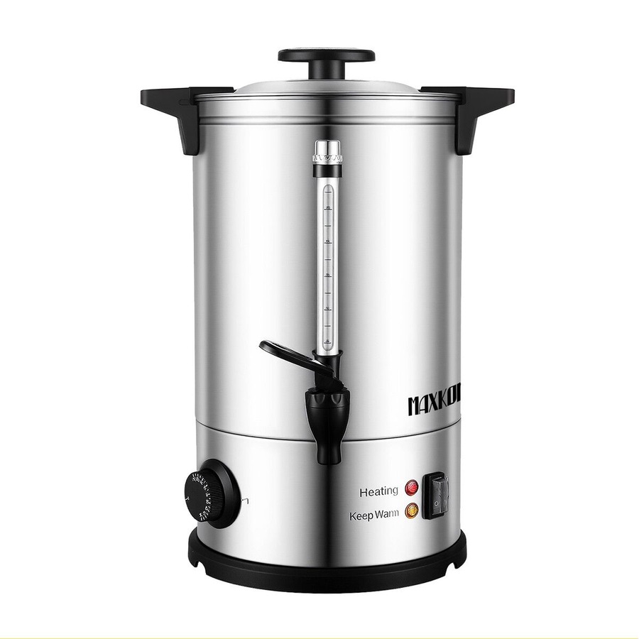 Maxkon Hot Water Urn 19L Instant Heat Beverage Dispenser Cold Coffee Maker Warm Tea Kettle Machine Commercial Home Stainless Steel Double Layer Boiler
