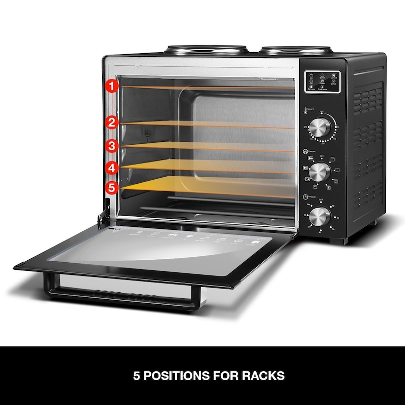 bench top oven with hot plates