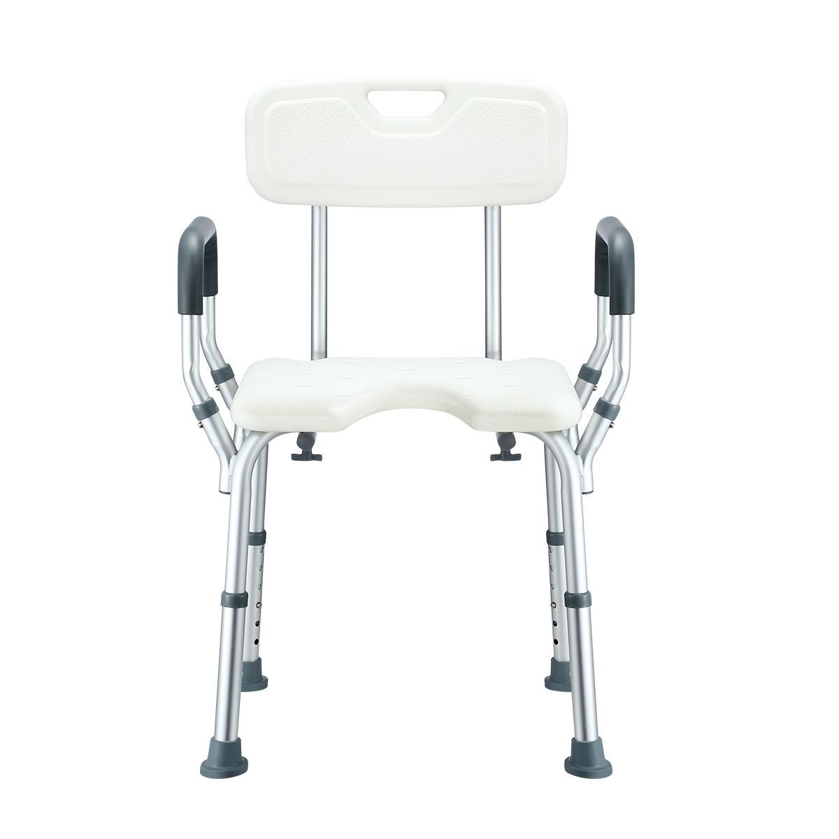 Medical Shower Chair Bathtub Bath Seat Stool with Back and Armrests