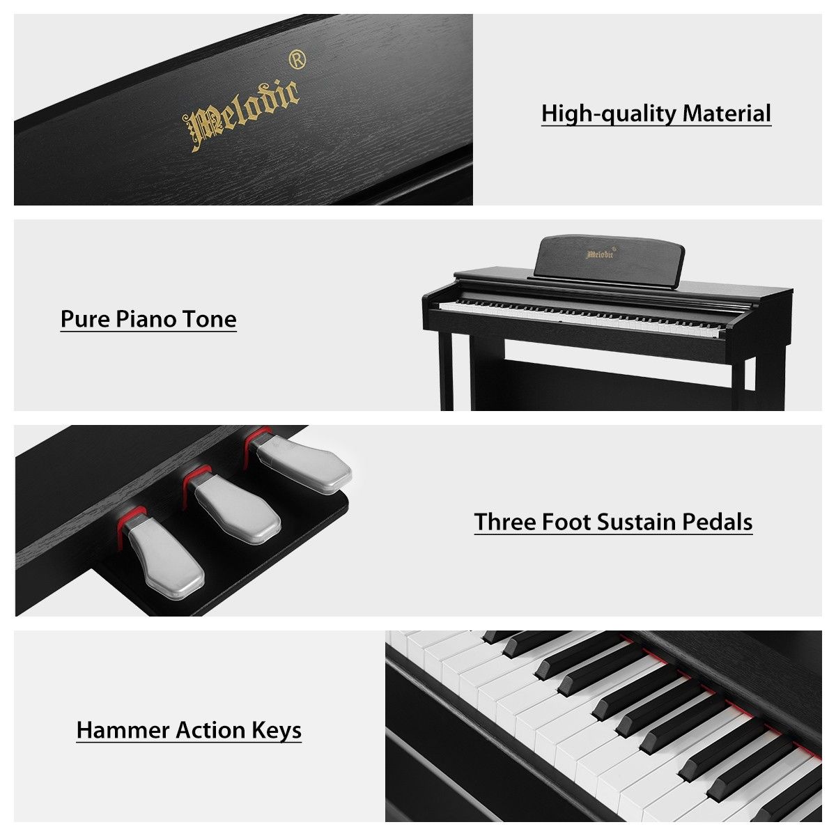 Melodic on sale digital piano