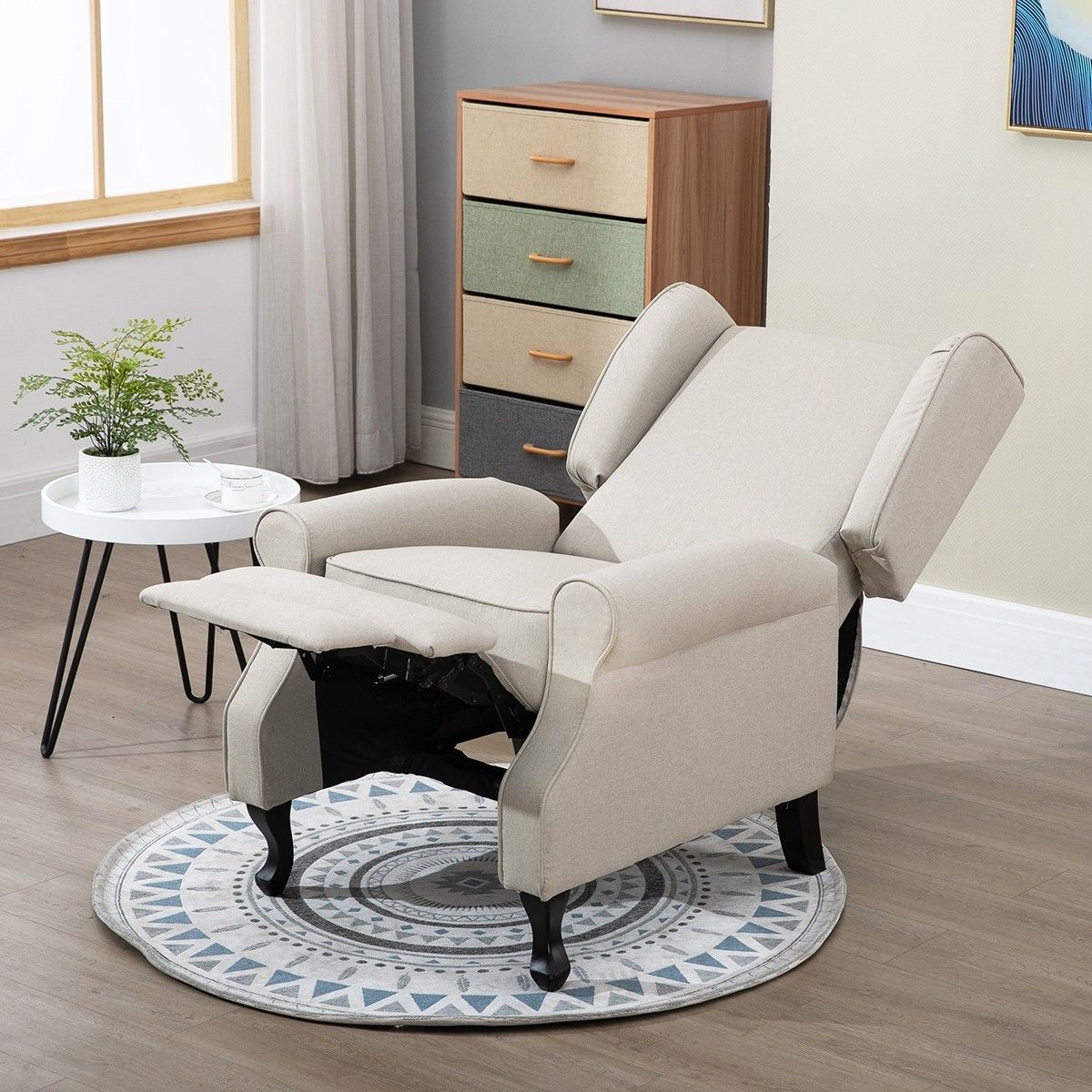 modern fabric recliner chair