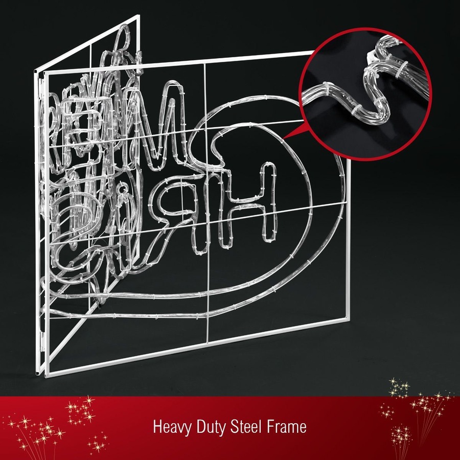 Multi Colour Merry Christmas Rope Light Christmas LED Light Merry Xmas String Light Decorations