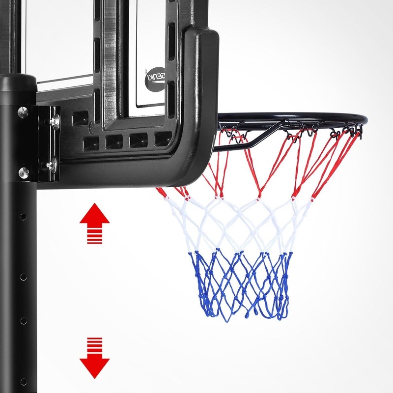 Adjustable Basketball Stand Hoop System Backboard Ring Set 1.6m 3.05m