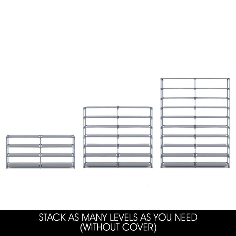 70 Pairs Shoe Rack Tower Storage Organiser Self 10 Tiers Buy Shoe Racks Cabinets 723824