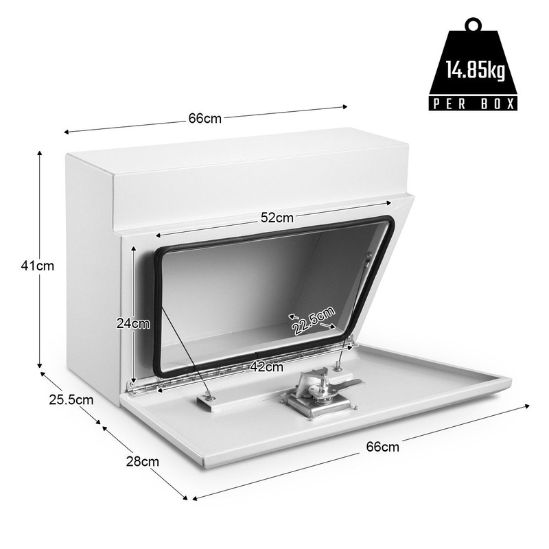 Buy Underbody Truck Tool Boxes Storage White MyDeal