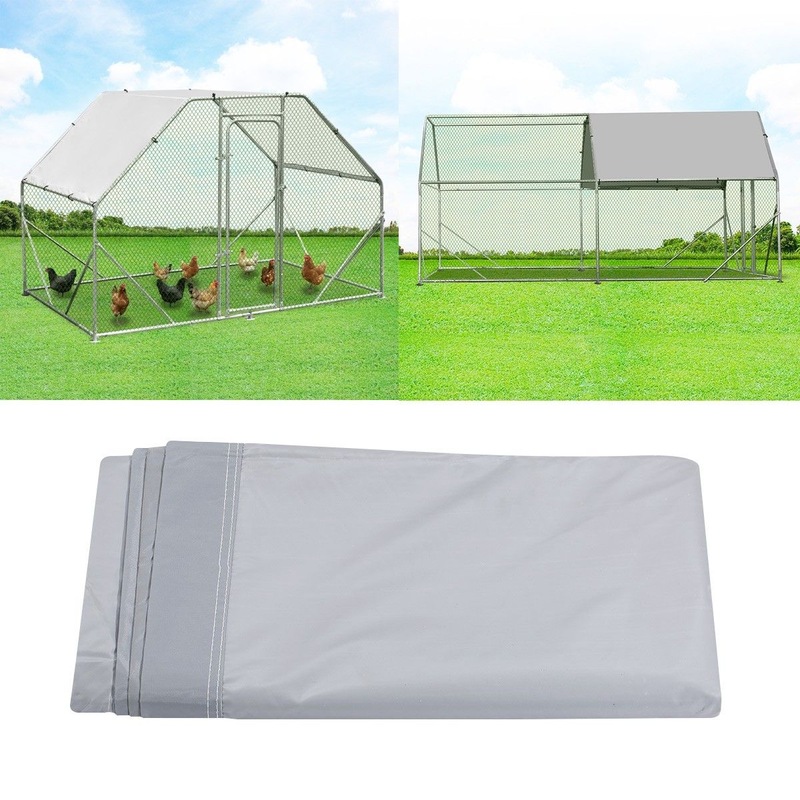 Buy Outdoor Waterproof UV Cover Shade Sail for Chicken Coop Coated Roof