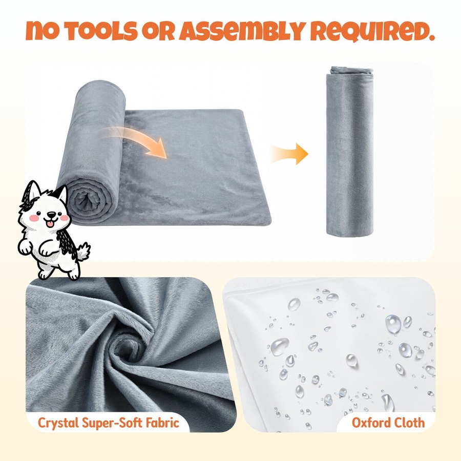 Pet Dog Heating Pad Heated Cat Bed Blanket Waterproof Electric Heater 60x45cm Kitten Puppy Bunny Warming Mat Cushion for Crate Carrier House Kennel