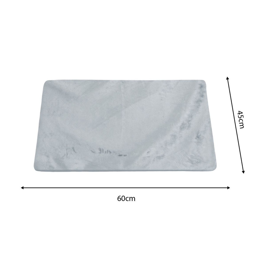 Pet Dog Heating Pad Heated Cat Bed Blanket Waterproof Electric Heater 60x45cm Kitten Puppy Bunny Warming Mat Cushion for Crate Carrier House Kennel