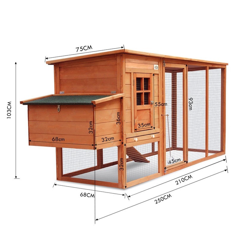 Buy Chicken Run Coop Walk In House Rabbit Hutch Bunny Cage Duck Pet Hen ...