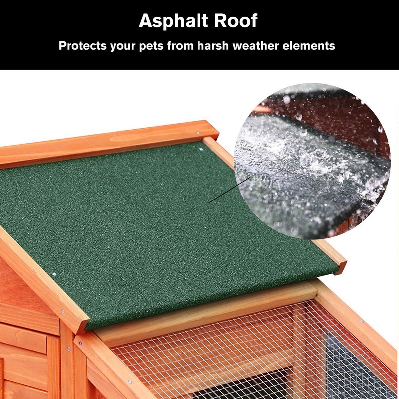 Buy Petscene Chicken Coop Backyard Hen Rabbit Hutch House Cage MyDeal