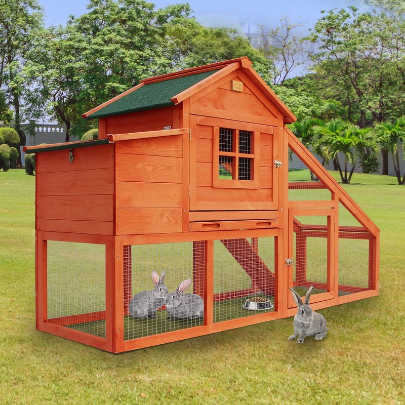 Petscene Chicken Coop Backyard Hen Rabbit Hutch House Cage MyDeal