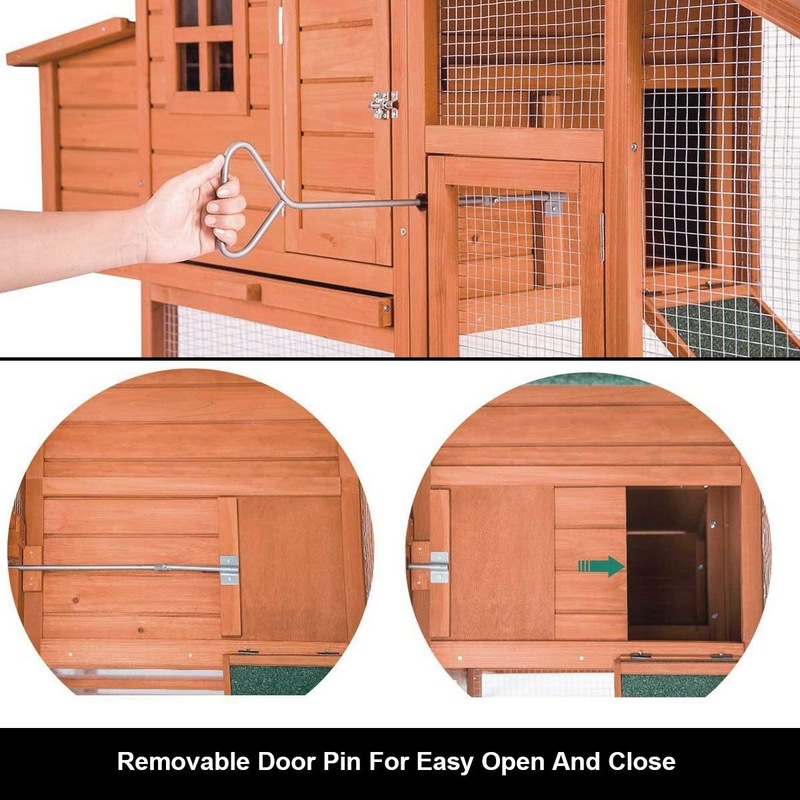 Petscene Extra Large Chicken Coop House 272cm Rabbit Hutch Animal