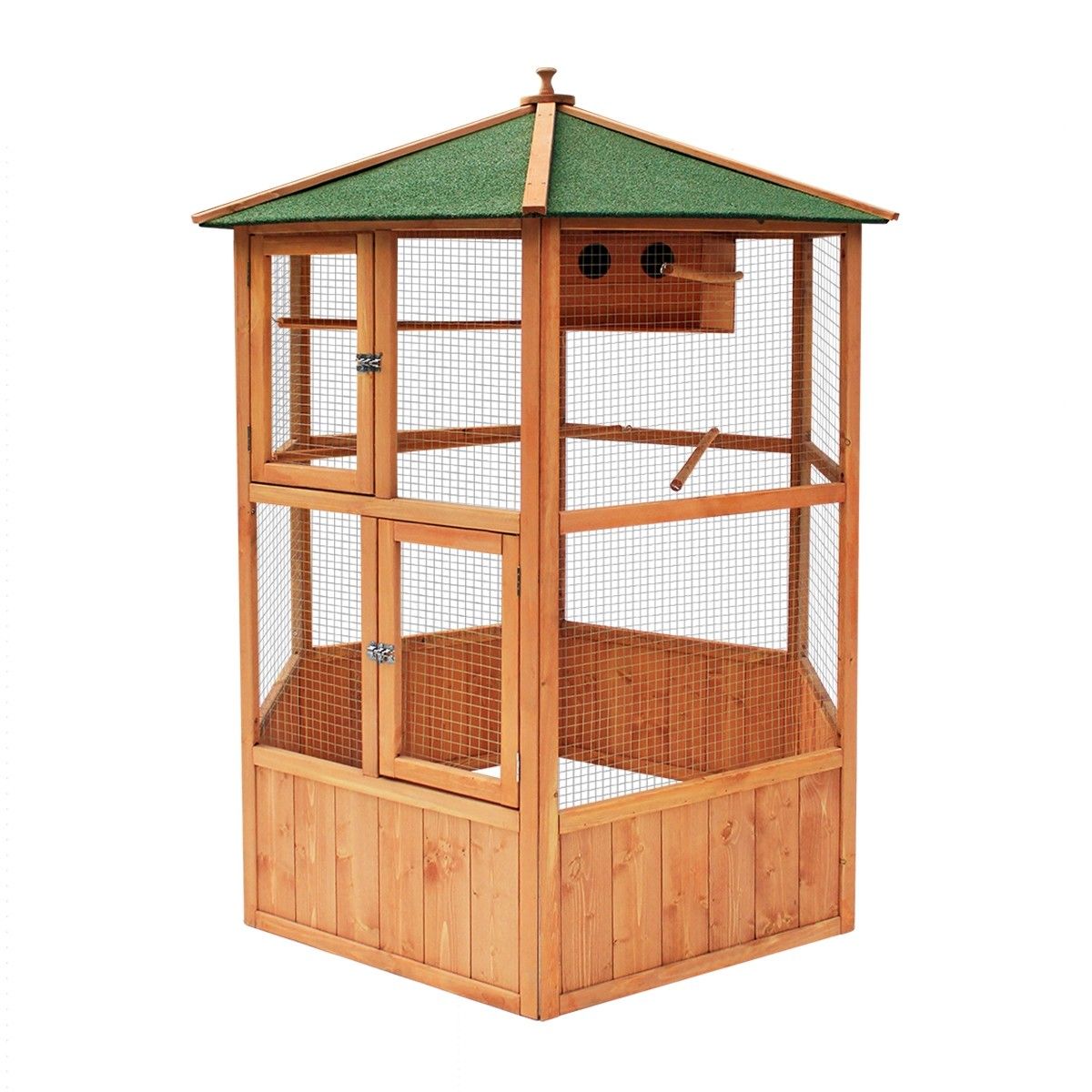 Buy Petscene XL Wooden Bird Cage Pet Home Aviary Budgie Canary