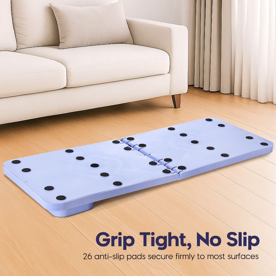 Pilates Board Reformer Abdominal Ab Core Trainer Machine Multifunctional Home Gym Workout Push Up Sliding Exercise Fitness Equipment Resistance Bands