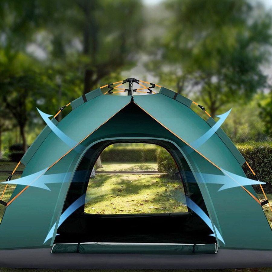 Pop Up Beach Tent Shelter Camping Instant Dome Family Shade Automatic Hiking Fishing Sun Rain Picnic Outdoor Waterproof Portable Bag 200x150x115cm