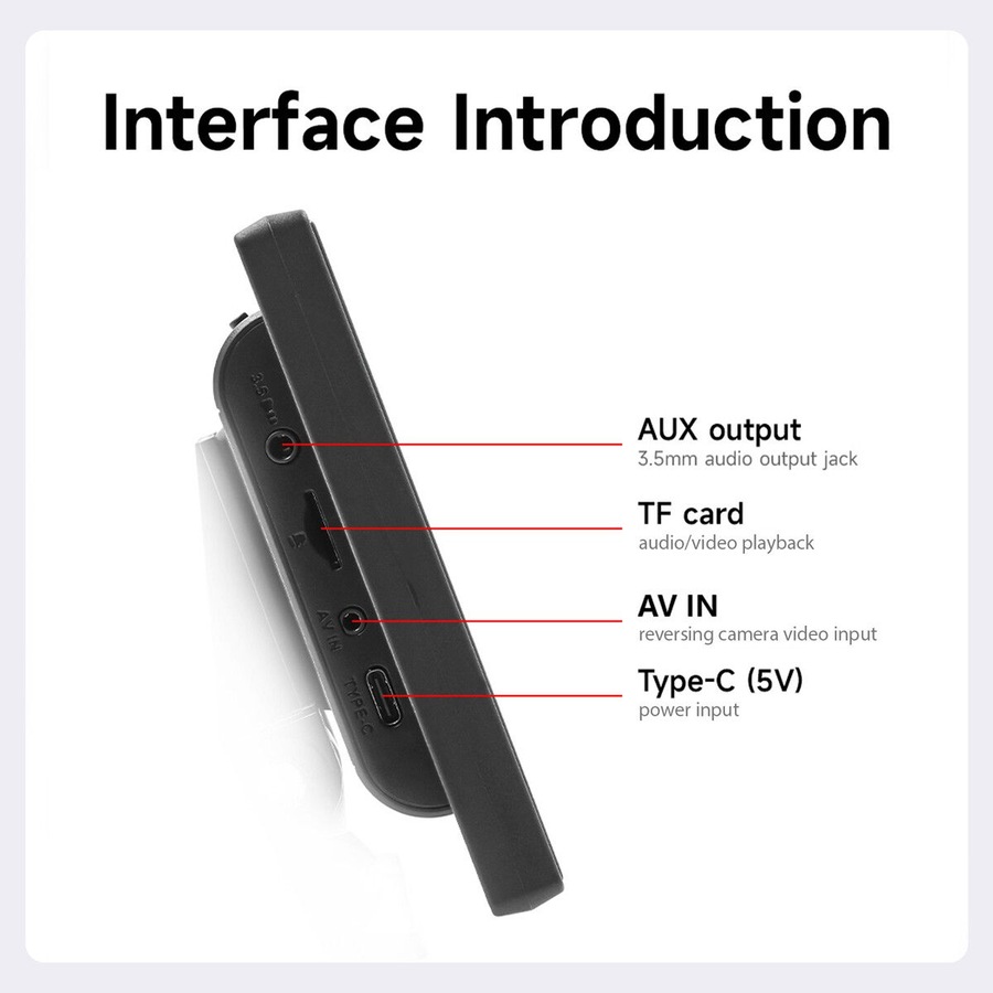 Portable Car Stereo Radio 11.26 Inch Apple Carplay Android Auto MP5 Player Wireless MirrorLink Bluetooth Head Unit FM Audio Vehicle Touchscreen System
