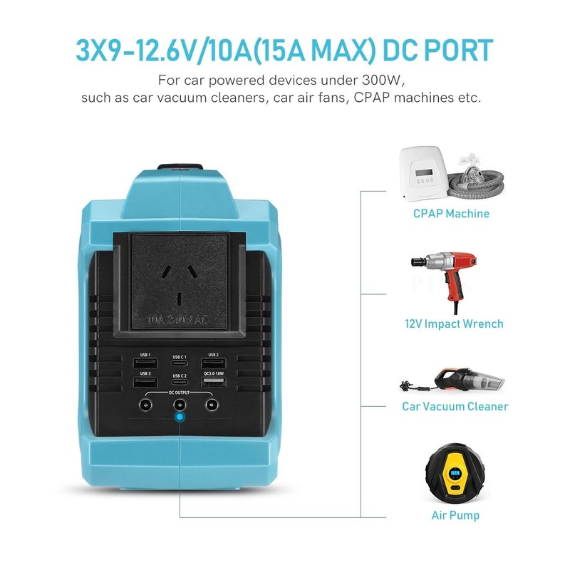 Buy Portable Generator Power Station Solar Lithium Battery 84300mAh