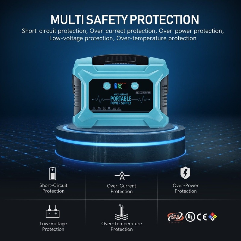 Buy Portable Generator Power Station Solar Lithium Battery 84300mAh