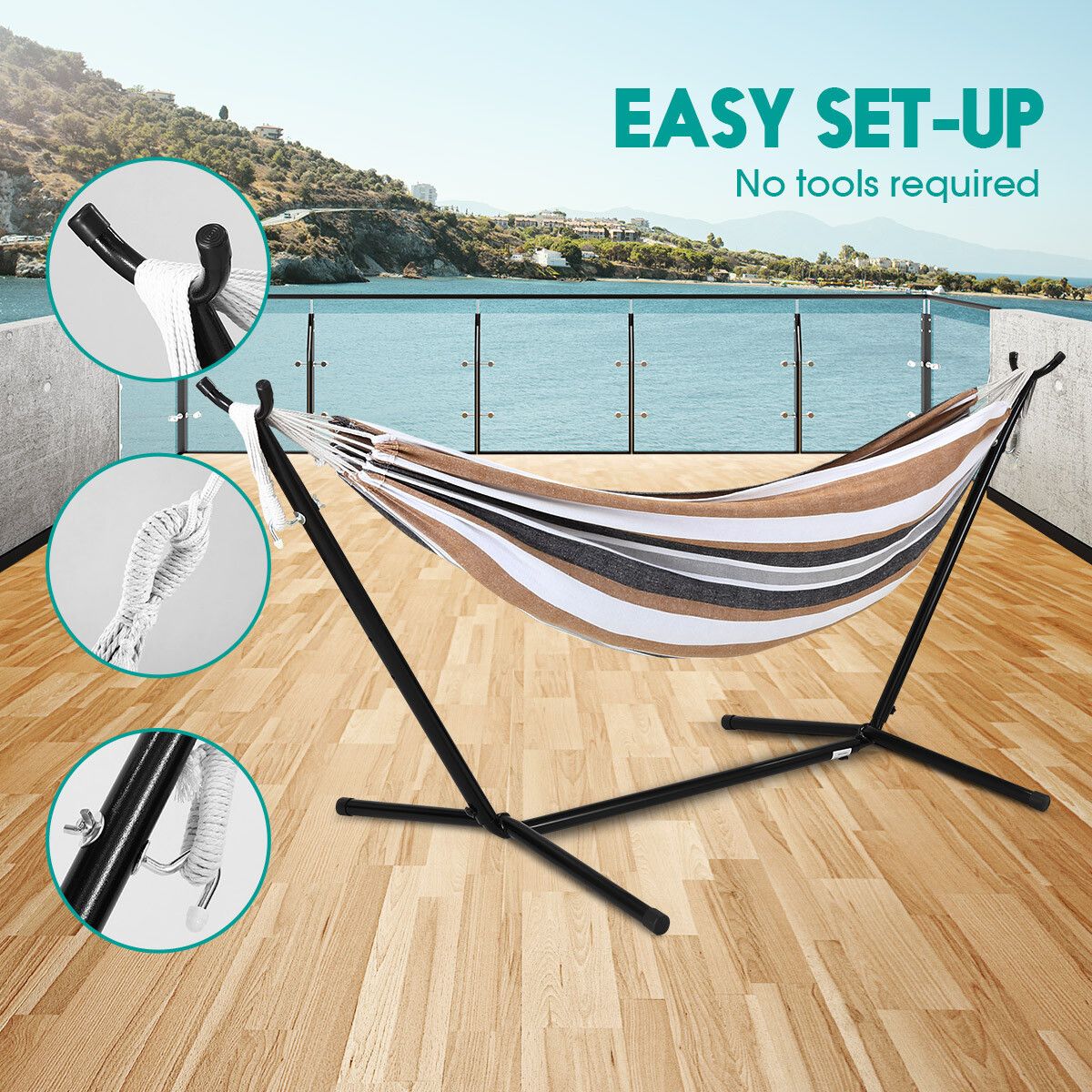 Portable hammock discount chair tripod stand