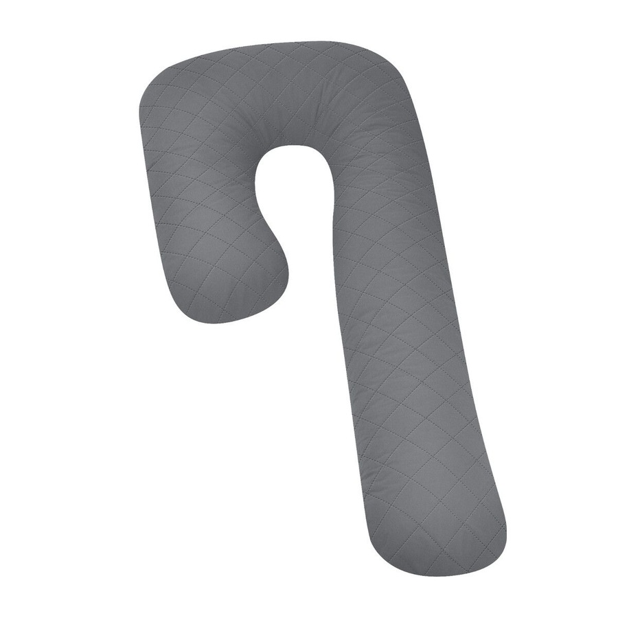 Pregnancy Body Pillow Long Bed Sleeping Full Head Neck Leg Belly Support Cushion Shredded Memory Foam Maternity Women Side Sleepers J Shape 130x50cm