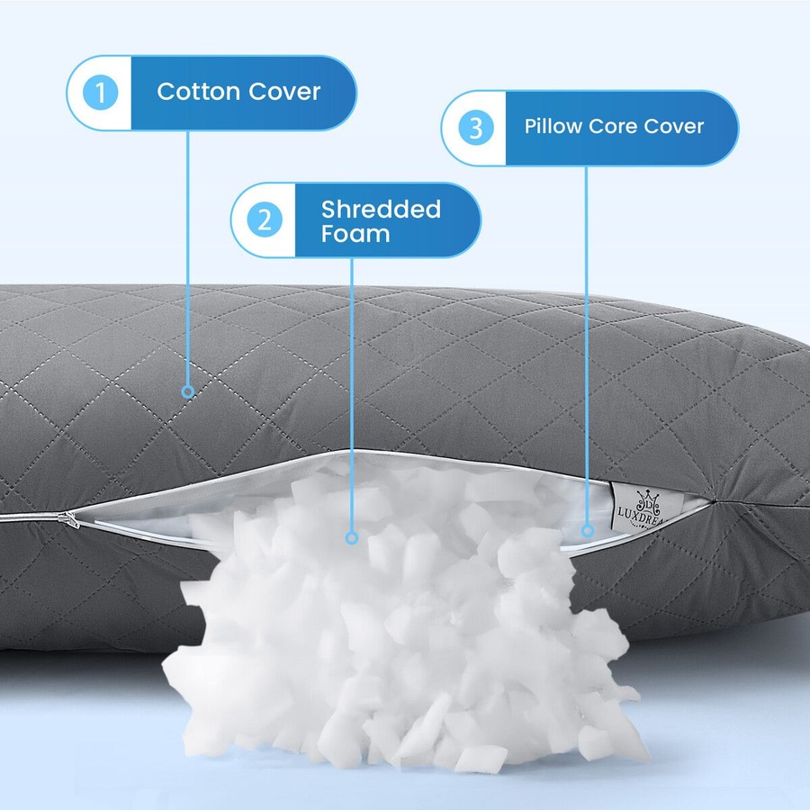 Pregnancy Body Pillow Long Bed Sleeping Full Head Neck Leg Belly Support Cushion Shredded Memory Foam Maternity Women Side Sleepers J Shape 130x50cm