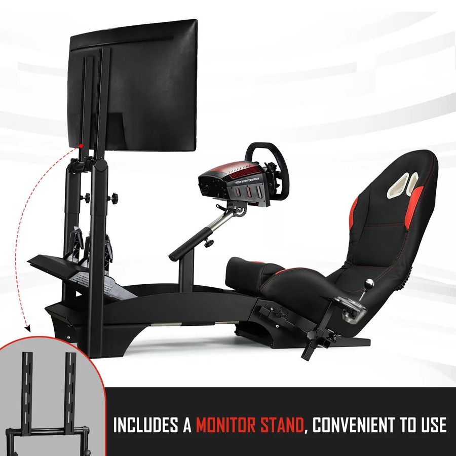 Buy Premium Racing Simulator Cockpit Adjustable Gaming Chair with ...