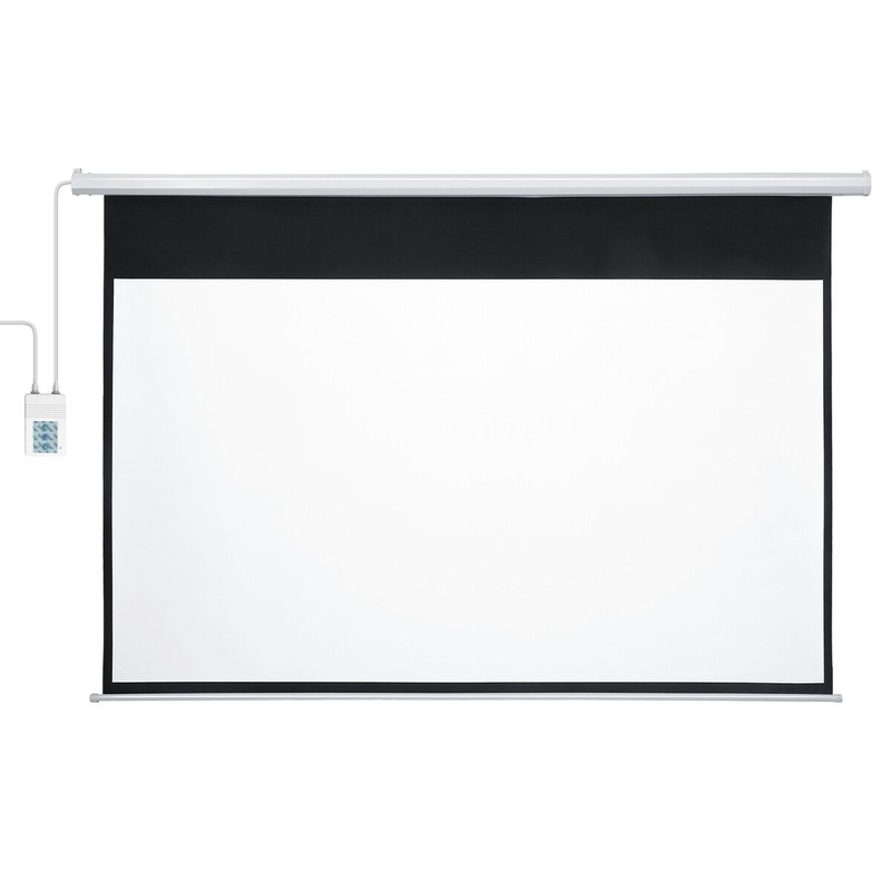 Buy Projector Movie Screen 100 Inch Electric Motorized Portable Large