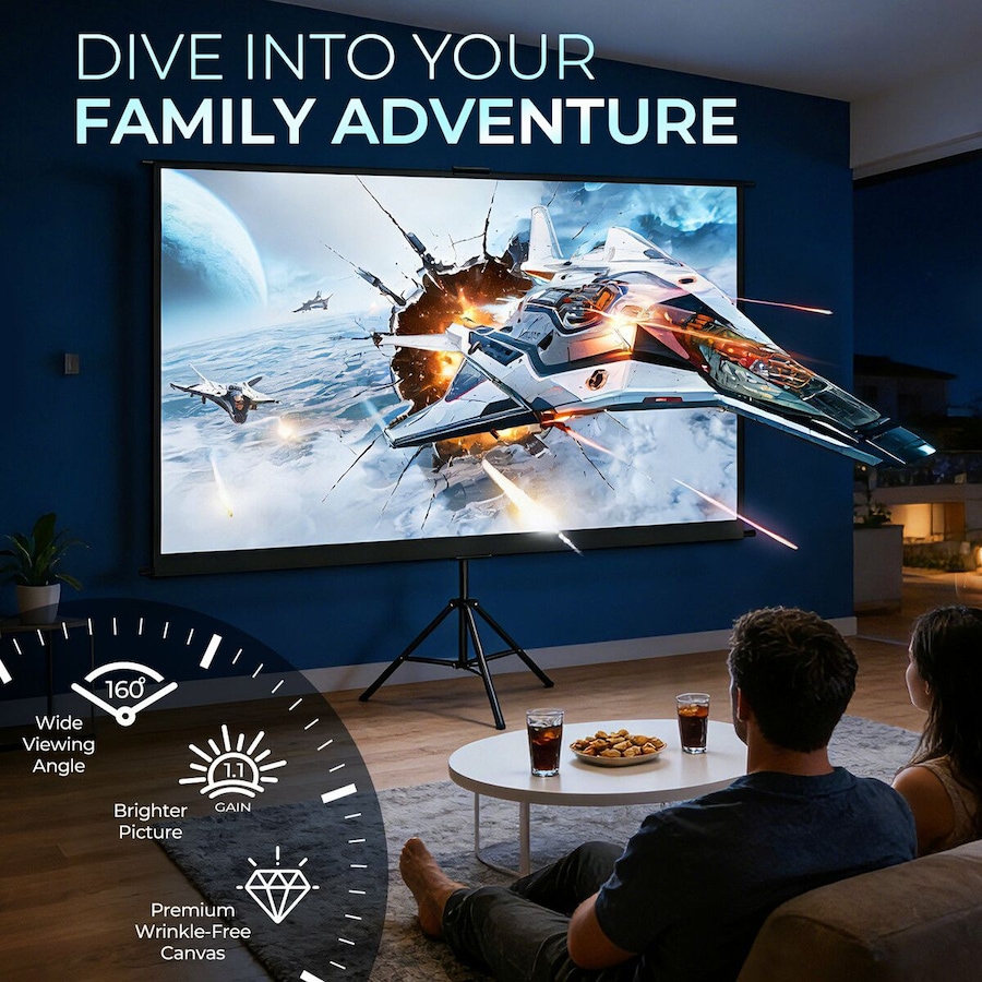 Sharp Tv Rear Projector Buy Projector Screen 100 Inch 4K Ultra HD 16:9 TV Rear Projection ...