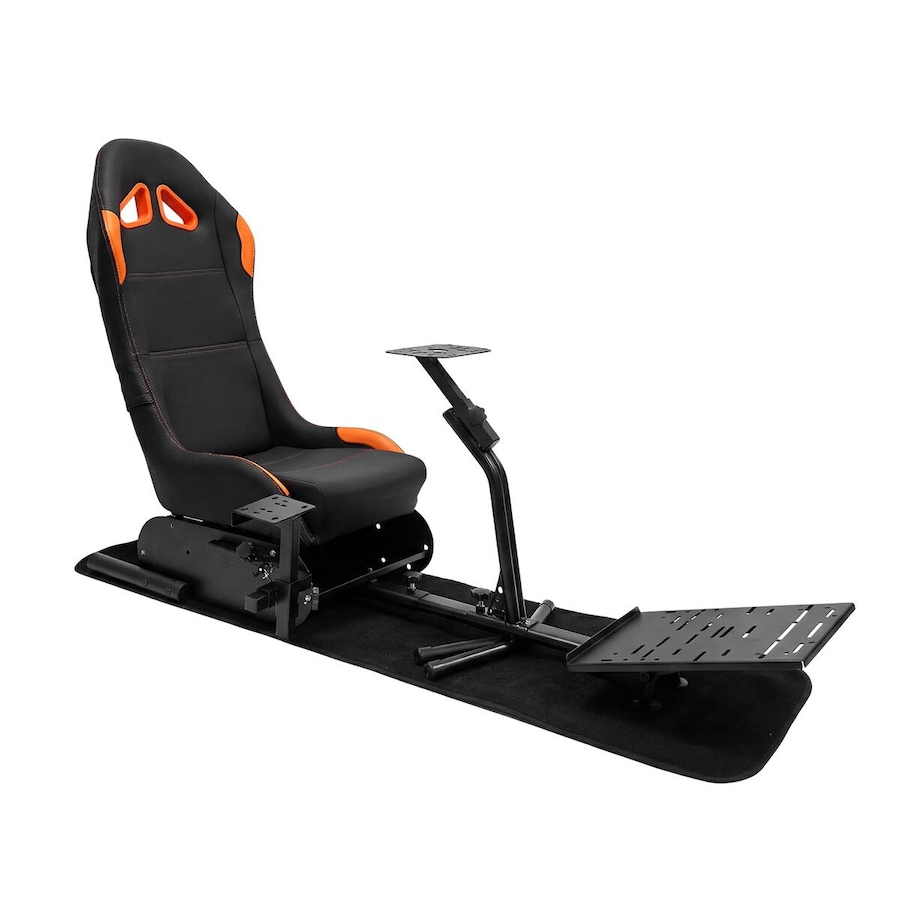 Racing Simulator Cockpit Sim Steering Wheel Stand Gaming Chair Adjustable Foldable Seat for Xbox Logitech G29 G920 Thrustmaster PS4 PS5 MOZA SIMAGIC
