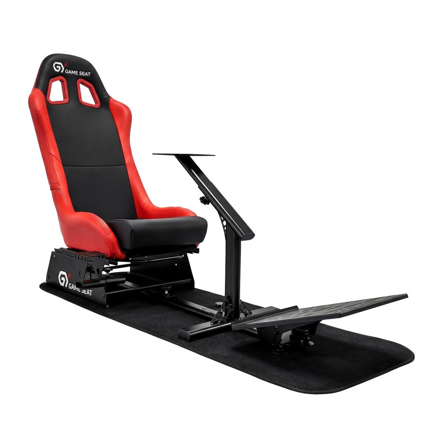 Racing Simulator Cockpit Sim Steering Wheel Stand Gaming Chair Foldable Adjustable Seat Logitech Thrustmaster MOZA PXN SIMAGIC Xbox PS4 PS5 Accessory