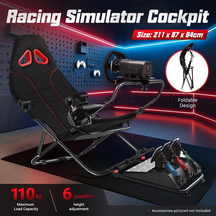 Buy Racing Simulator Wheel Stand Sim Steering Gaming Adjustable ...