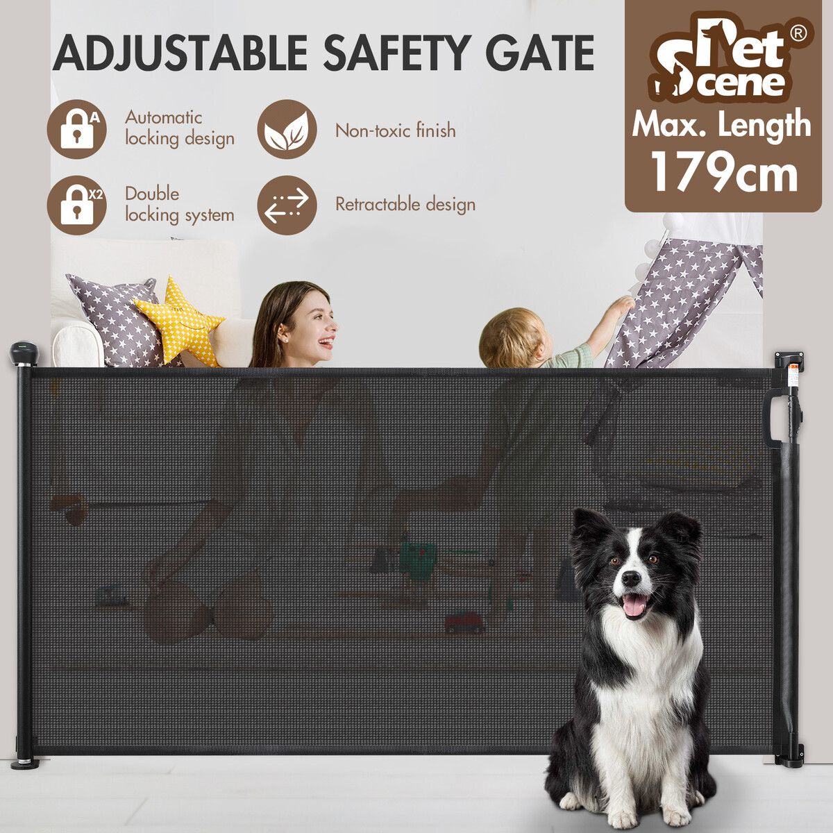 Pet safety clearance fence