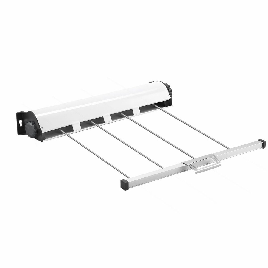 Buy Retractable Clothesline 4 Line Clothes Dryer Airer Rack Wall ...