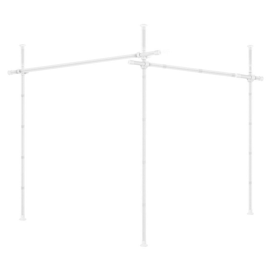 Room Divider Curtain Rod Tension No Drill Temporary Wall Partition Separation Privacy Separator Adjustable Floor to Ceiling Office Living Sitting Space