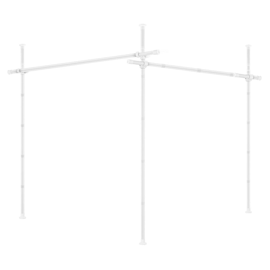 Room Divider Curtain Rod Tension No Drill Temporary Wall Partition Separation Privacy Separator Adjustable Floor to Ceiling Office Living Sitting Space