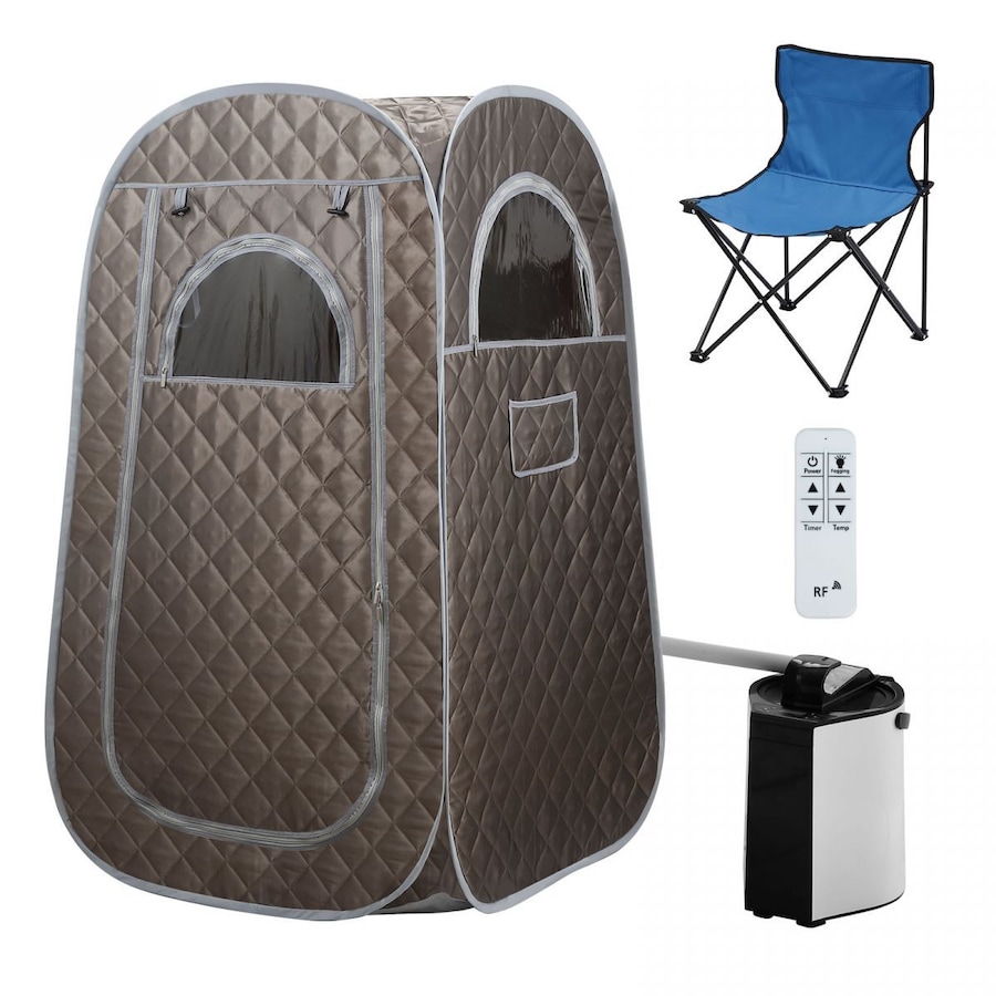Sauna Steam Tent Foldable Steamer Heating Home Spa Box Portable Room With Chair Remote Control Indoor