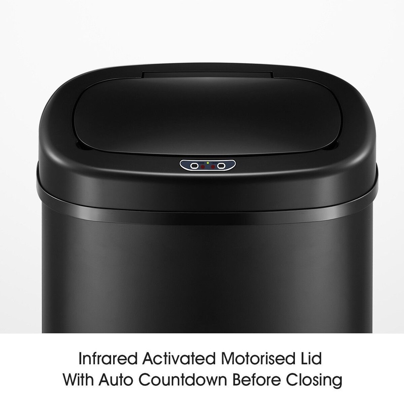 Buy Sensor Rubbish Bin Kitchen Waste Trash Garbage Can Container Steel