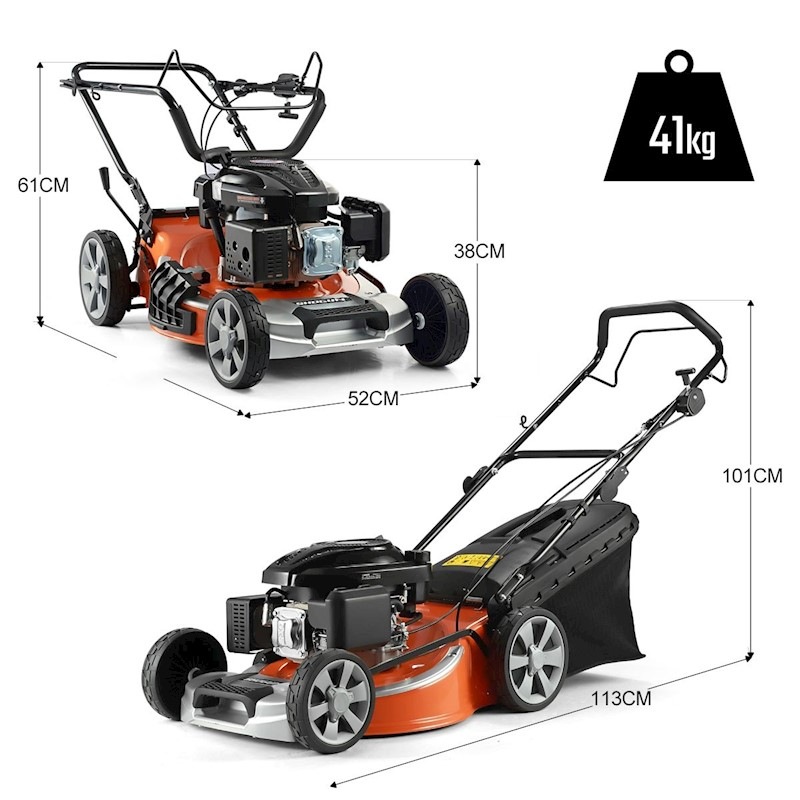 196cc cheap lawn mower