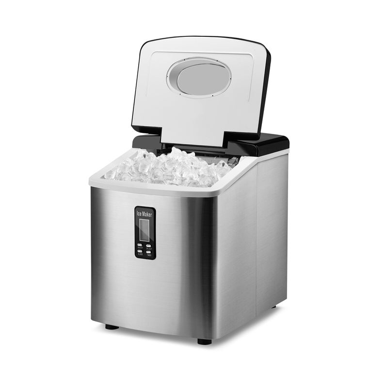 Silver Ice Maker for Home 3.2L