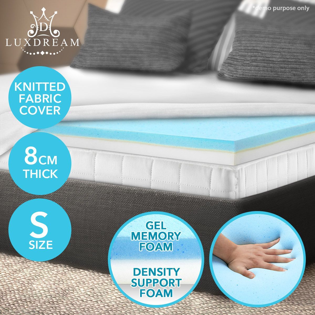 luxdream cool gel memory foam