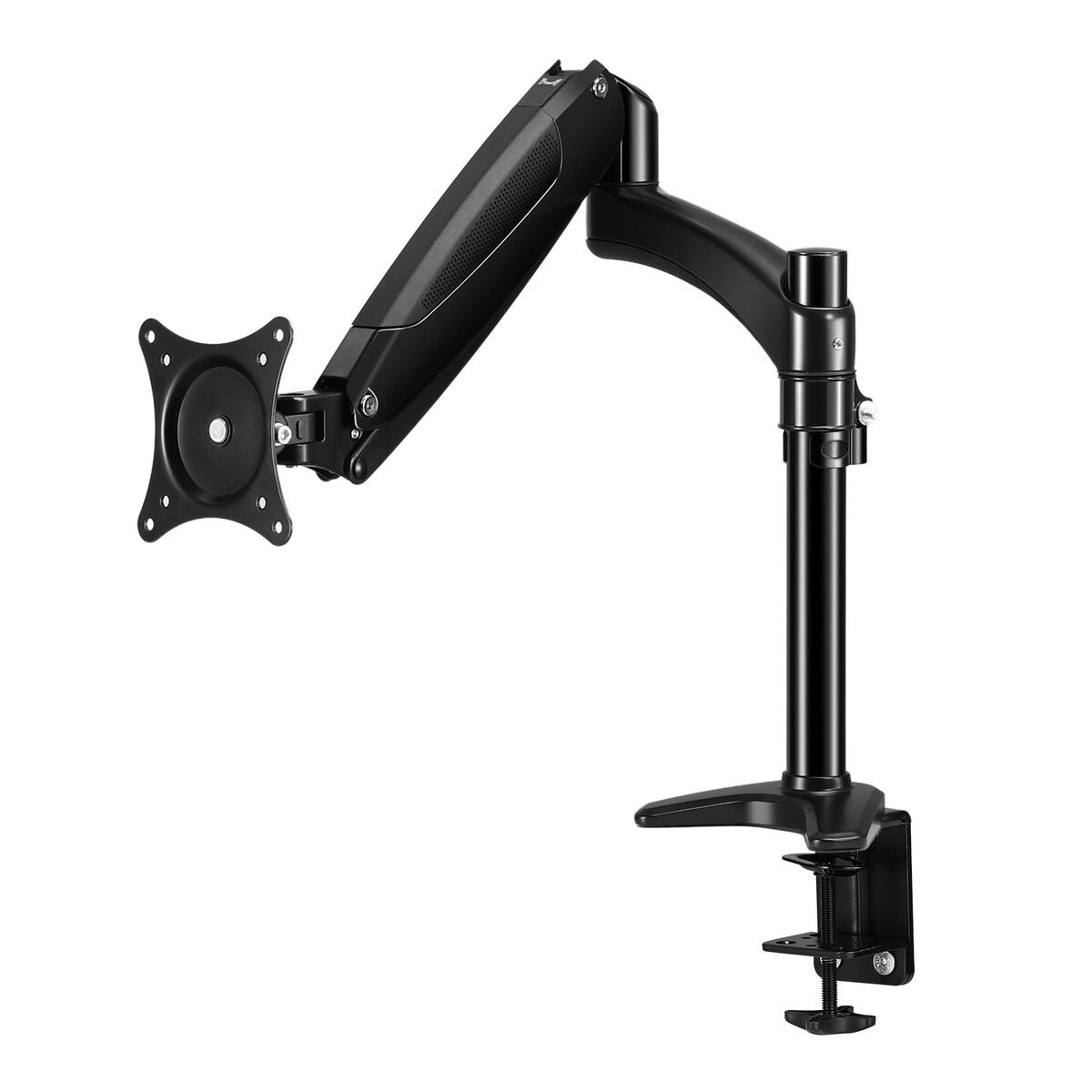 Buy Single Monitor Stand Arm Adjustable VESA Desk Mount LCD Riser ...