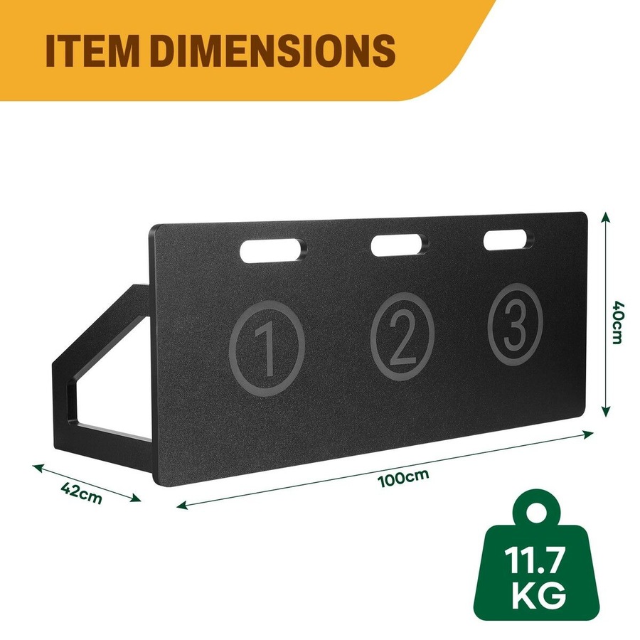 Soccer Ball Rebounder Board Kick Back Wall Goal Football Drills Training Rebound Passing Shooting Practice Equipment Sports Portable 2 Angles 100x42cm